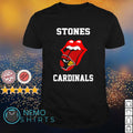 The Rolling Stones St. Louis Cardinals lips - Adult & Kids T-Shirts, Sweatshirts & Hoodies apparel design preview 1