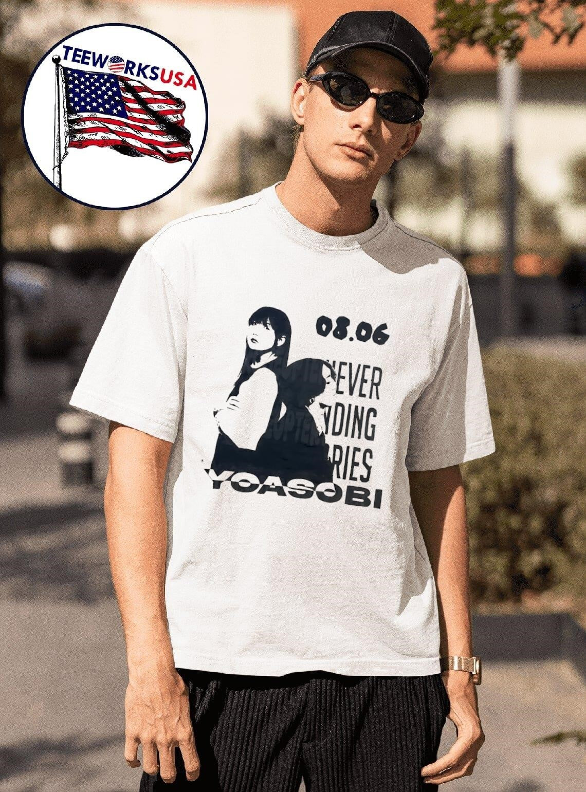 08.06 Never Ending Tries Yoasobi - Adult & Kids T-Shirts, Sweatshirts & Hoodies apparel design preview 1