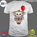 Baby Yoda Cosplay Pennywise Clown - Adult & Kids T-Shirts, Sweatshirts & Hoodies apparel design preview 1