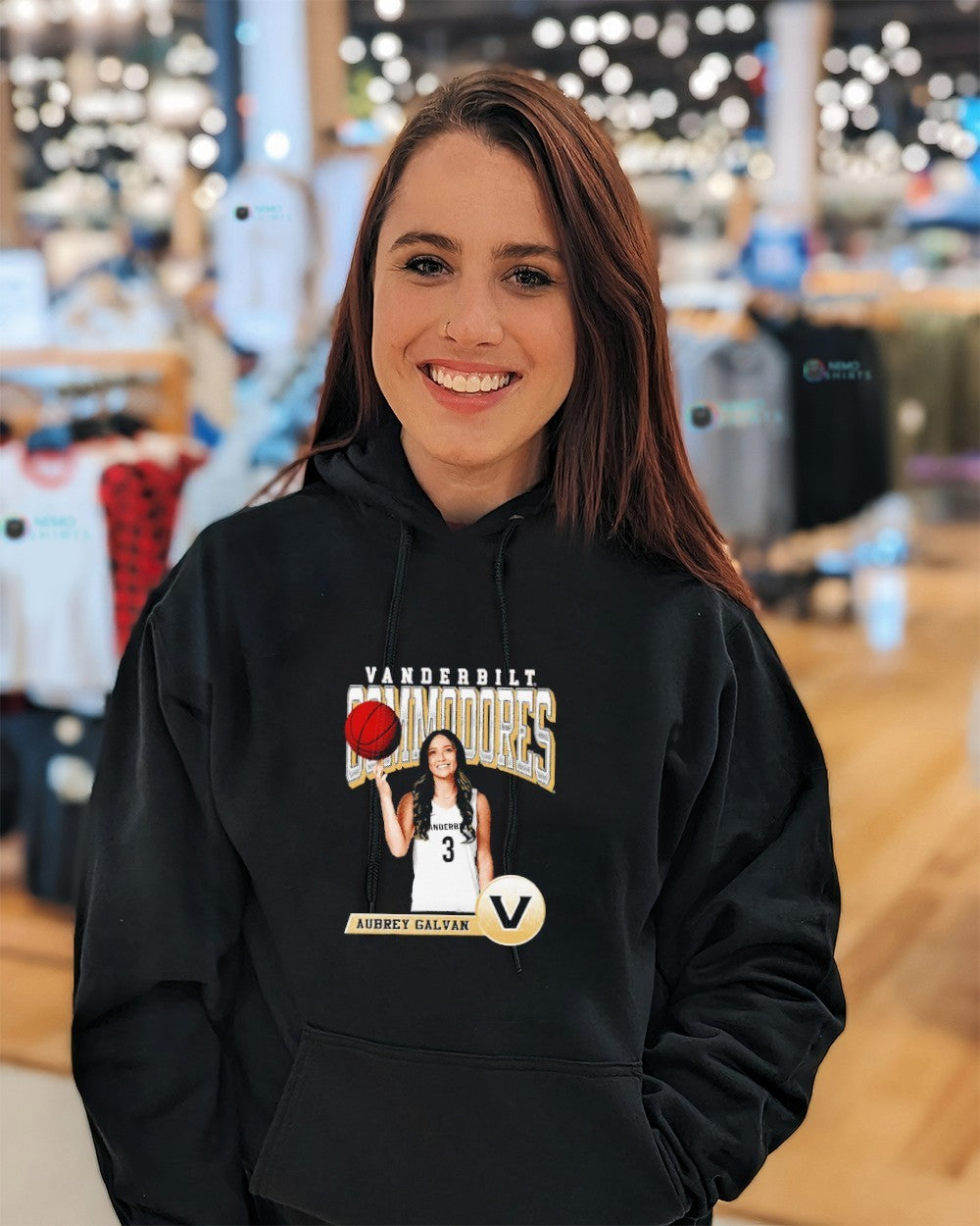 Aubrey Galvan Vanderbilt Commodores women's - Adult & Kids T-Shirts, Sweatshirts & Hoodies apparel design preview 3