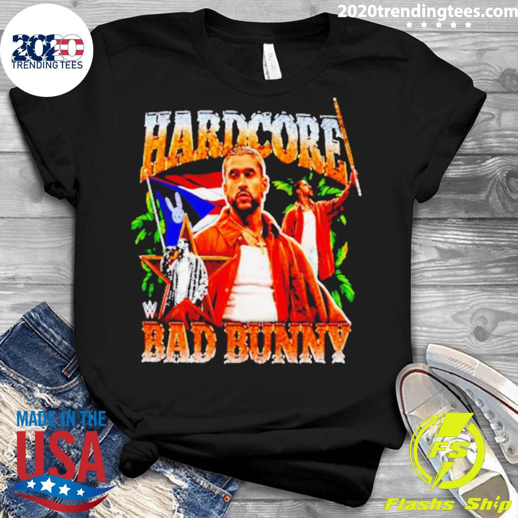 Bad Bunny Hardcore Wwe - Adult & Kids T-Shirts, Sweatshirts & Hoodies apparel design preview 3