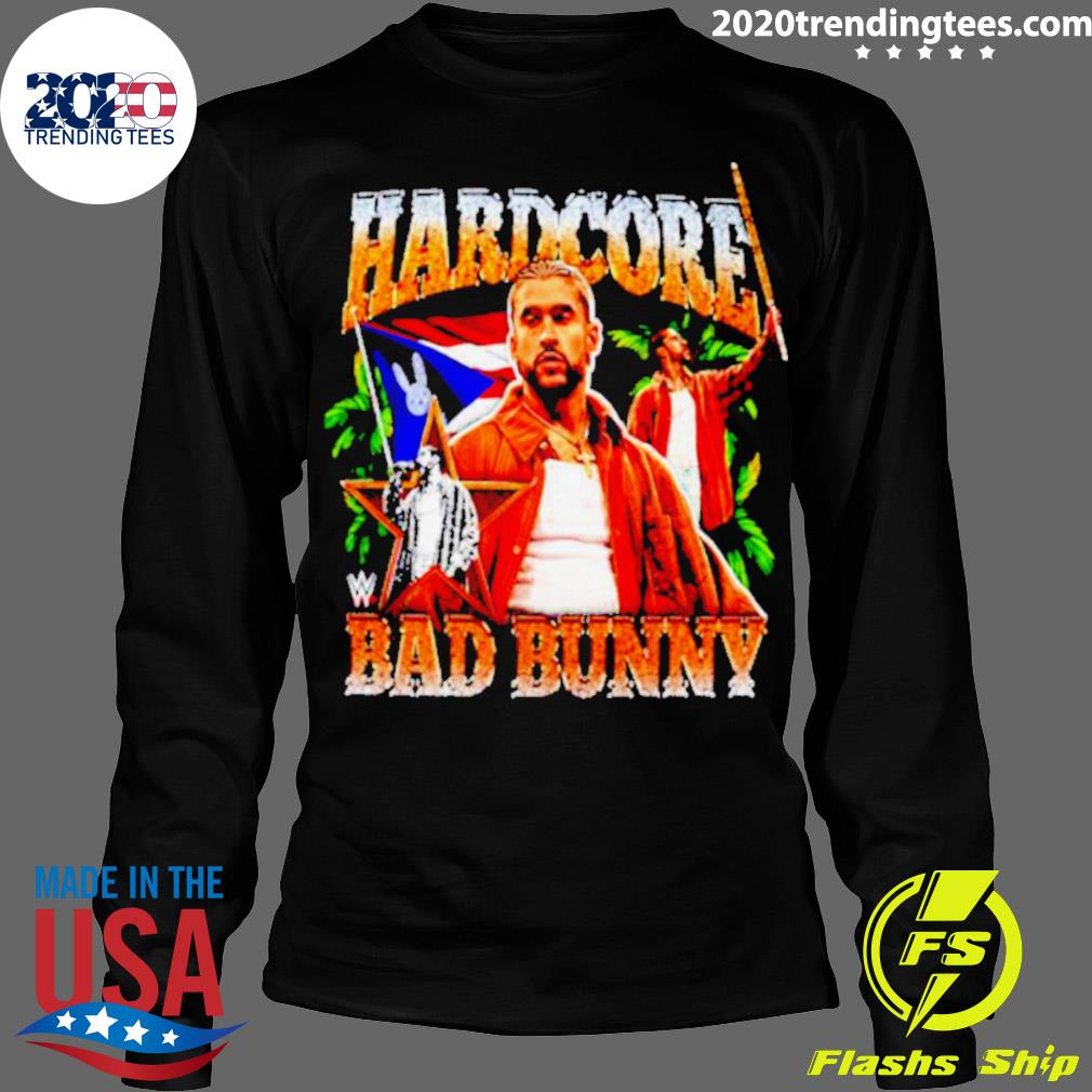 Bad Bunny Hardcore Wwe - Adult & Kids T-Shirts, Sweatshirts & Hoodies apparel design preview 4