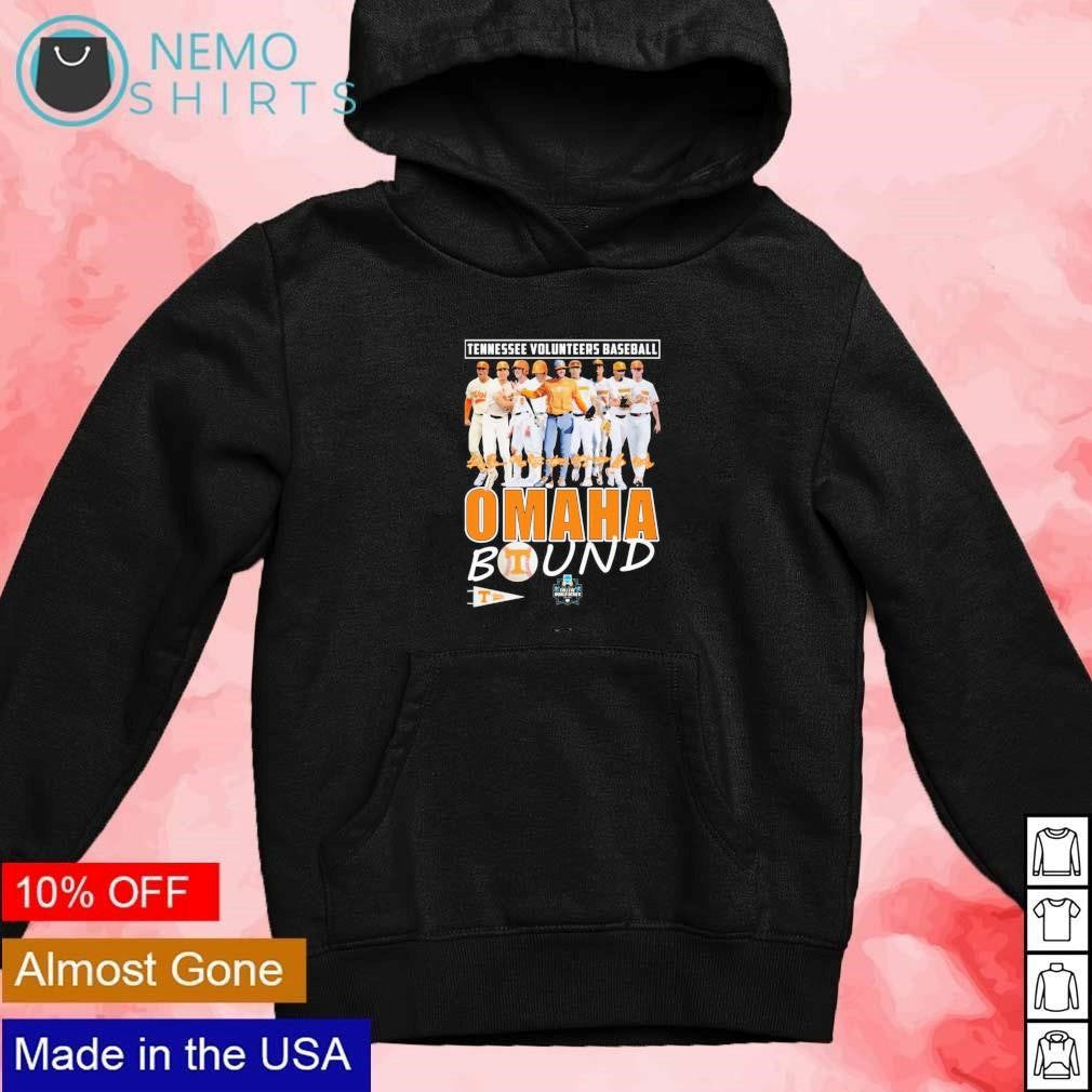 Tennessee Volunteers baseball Omaha Bound players - Adult & Kids T-Shirts, Sweatshirts & Hoodies apparel design preview 2