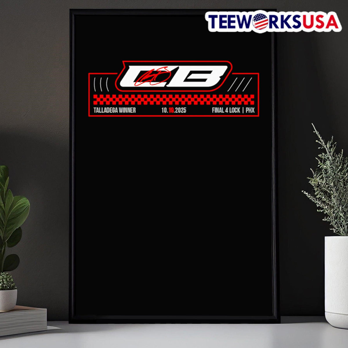 Talladega winner final 4 lock 2025 - Adult & Kids T-Shirts, Sweatshirts & Hoodies apparel design preview 5