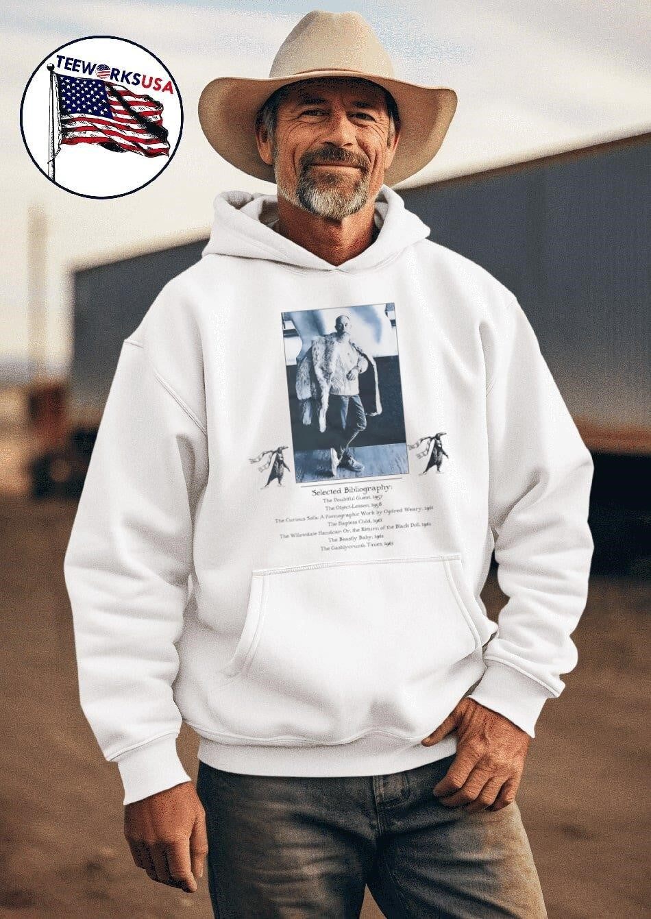 Gorey selected Bibliography - Adult & Kids T-Shirts, Sweatshirts & Hoodies apparel design preview 2
