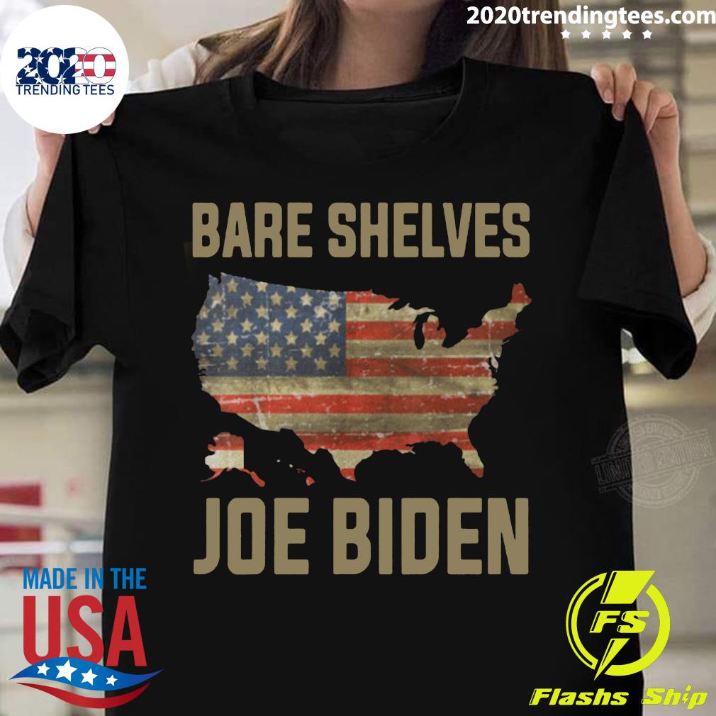 Bare Shelves Biden Funny Meme - Adult & Kids T-Shirts, Sweatshirts & Hoodies apparel design preview 1