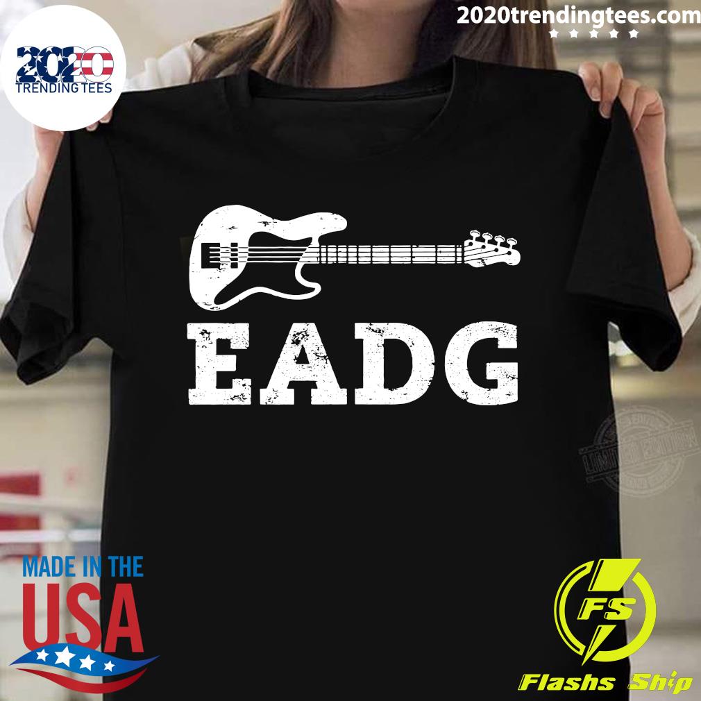 Bass Guitar EADG - Adult & Kids T-Shirts, Sweatshirts & Hoodies apparel design preview 1