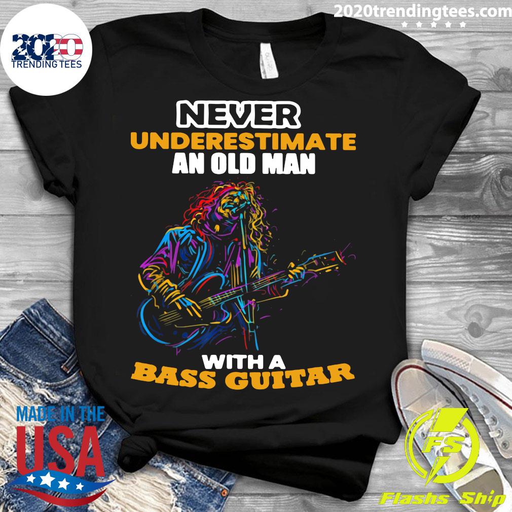 Battle Of The Bands Never Underestimate An Old Man - Adult & Kids T-Shirts, Sweatshirts & Hoodies apparel design preview 3