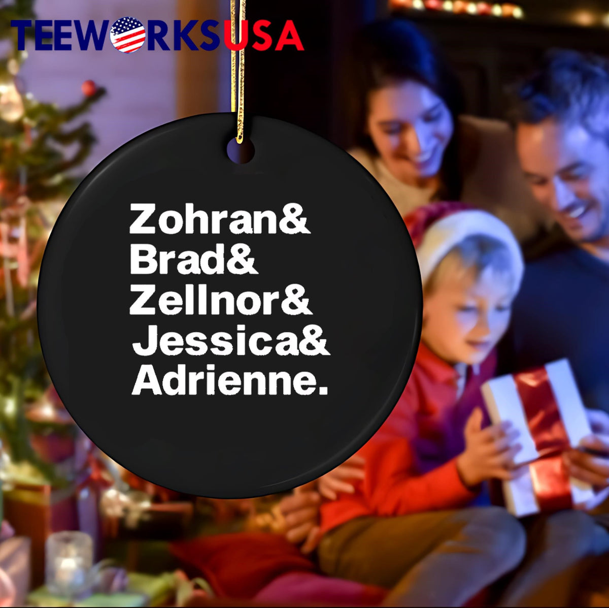 Zohran and brad zellnor jessica adrienne - Adult & Kids T-Shirts, Sweatshirts & Hoodies apparel design preview 4