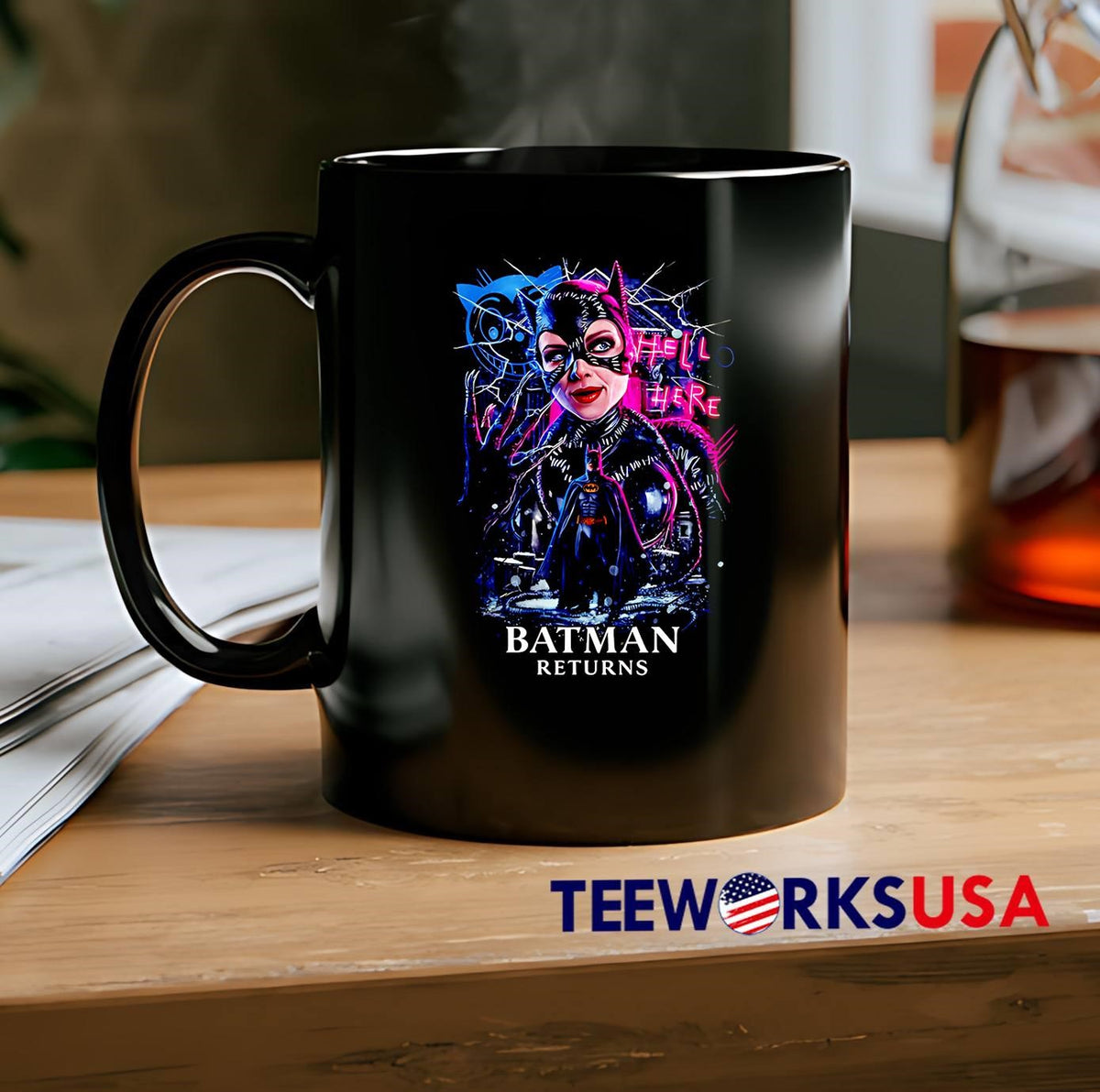 Patman Returns Hell Here graphic - Adult & Kids T-Shirts, Sweatshirts & Hoodies apparel design preview 2