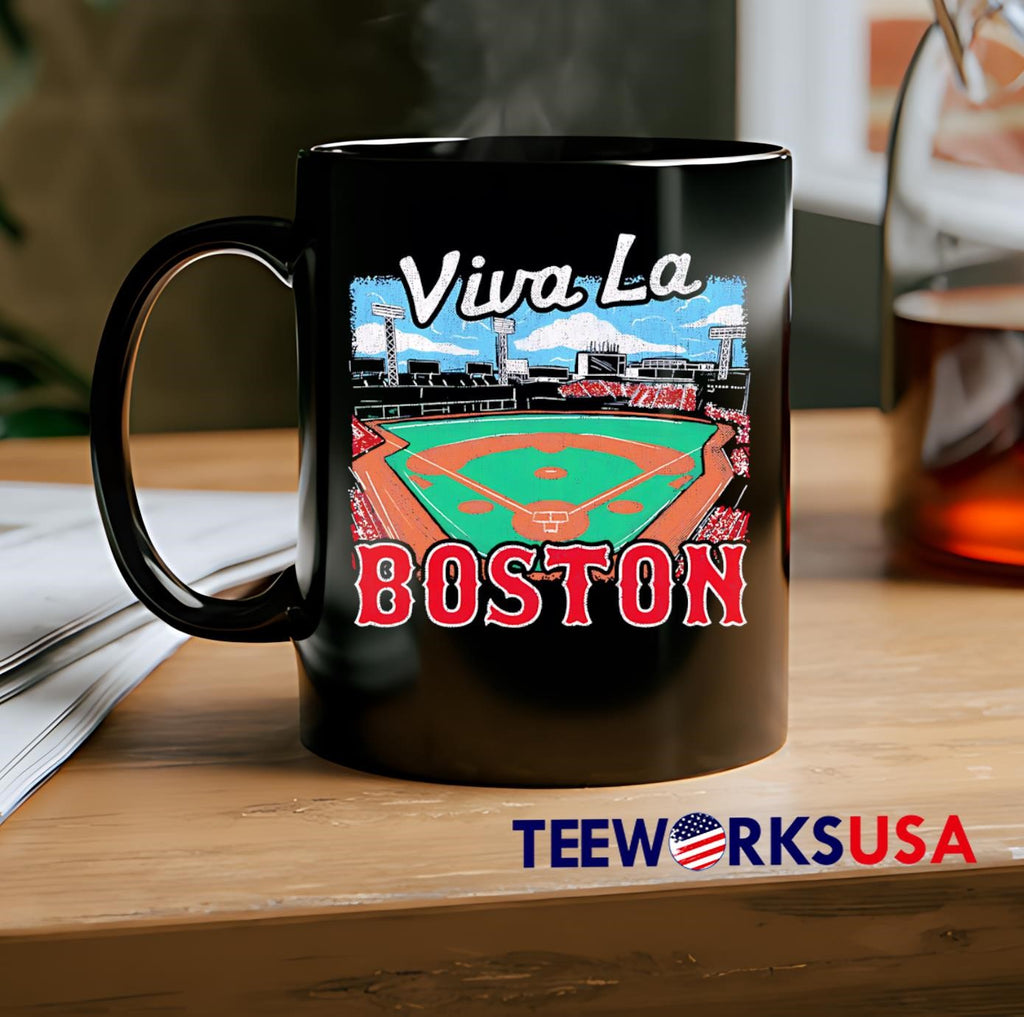 Viva La Boston retro - Adult & Kids T-Shirts, Sweatshirts & Hoodies apparel design preview 2