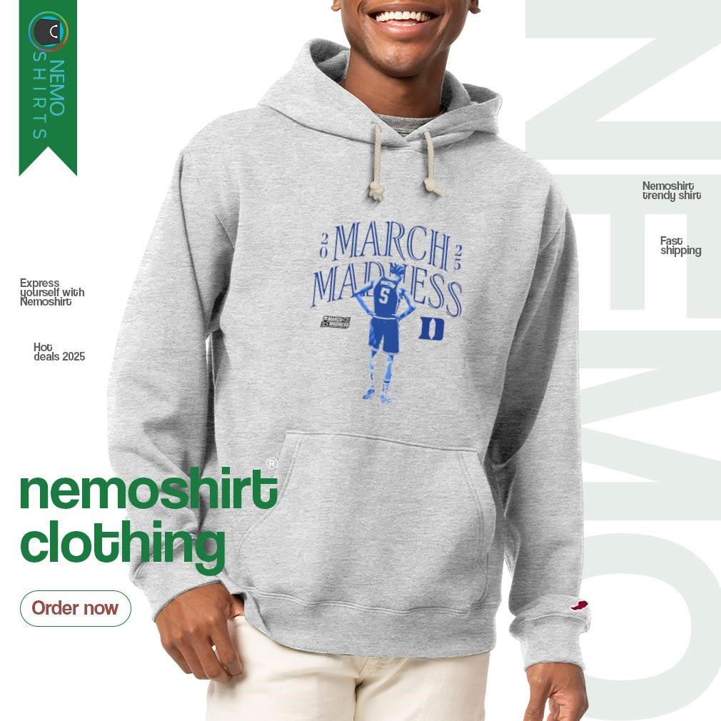 Tyrese Proctor 2025 March Madness Duke Blue Devils - Adult & Kids T-Shirts, Sweatshirts & Hoodies apparel design preview 2