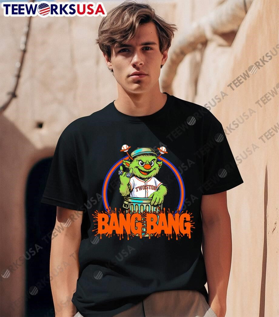 Bang Mascot Houston Astros - Adult & Kids T-Shirts, Sweatshirts & Hoodies apparel design preview 1