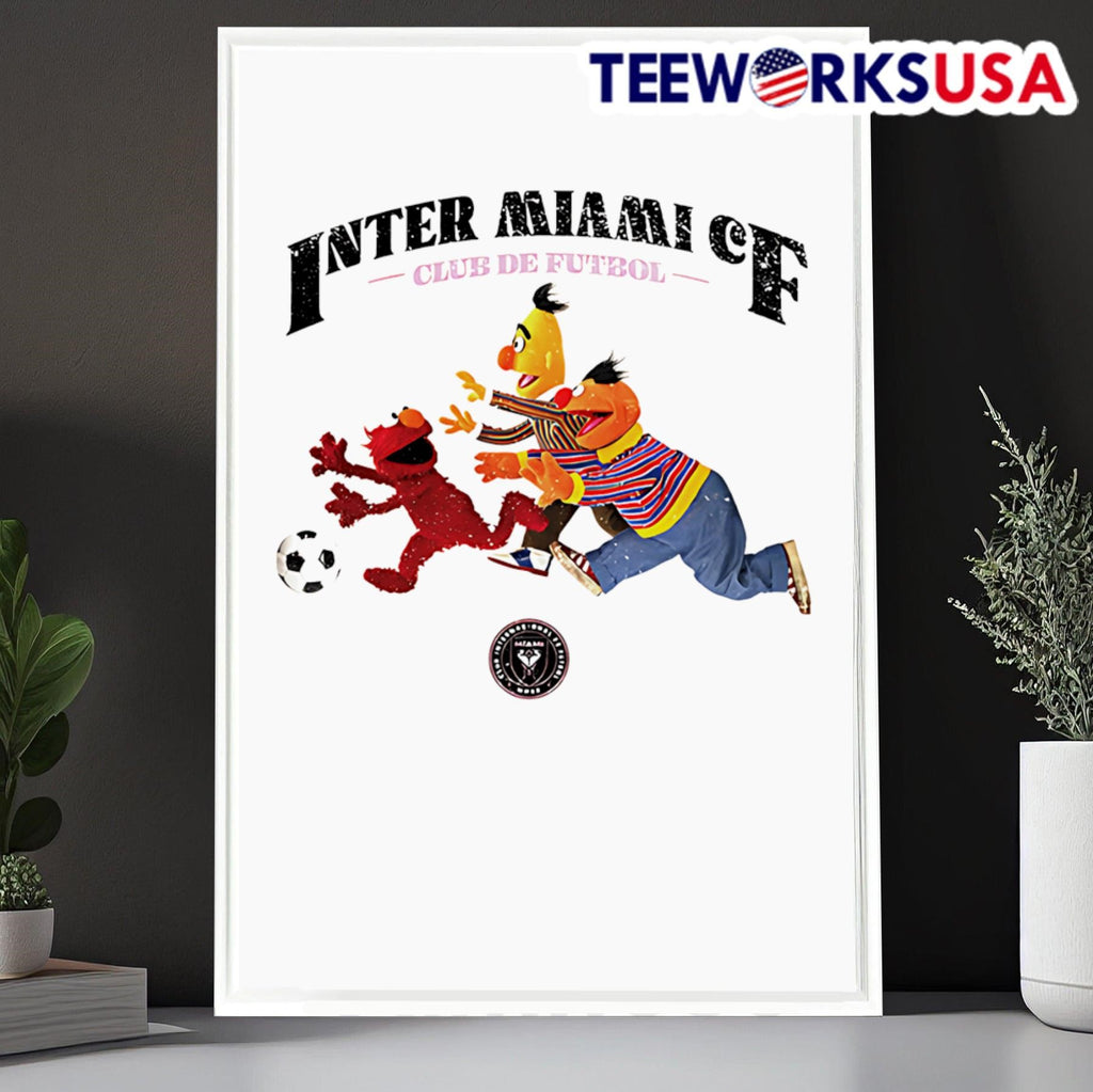 Inter Miami CF Peace Collective x Sesame Street - Adult & Kids T-Shirts, Sweatshirts & Hoodies apparel design preview 6