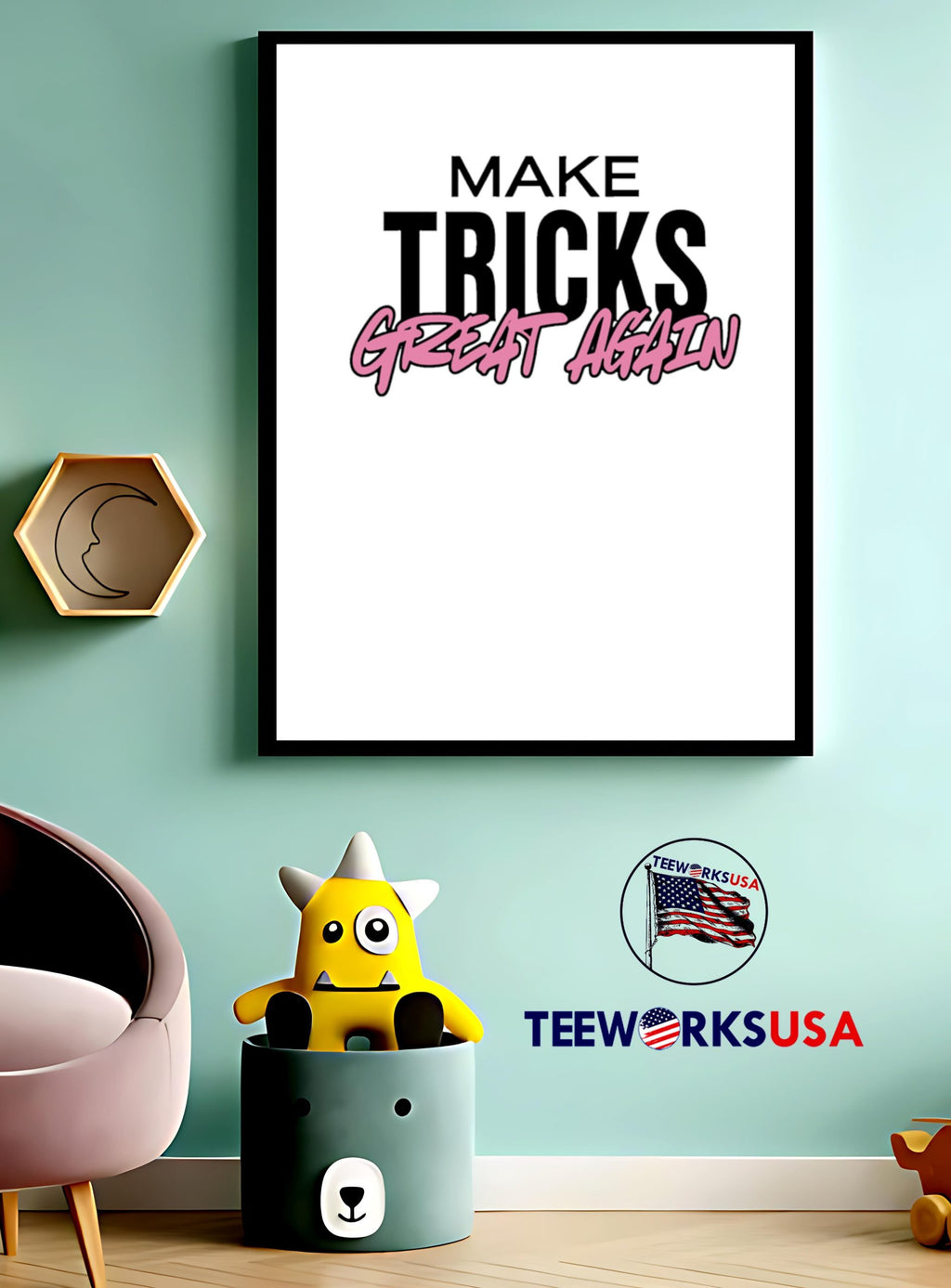 Make Tricks Great Again - Adult & Kids T-Shirts, Sweatshirts & Hoodies apparel design preview 3