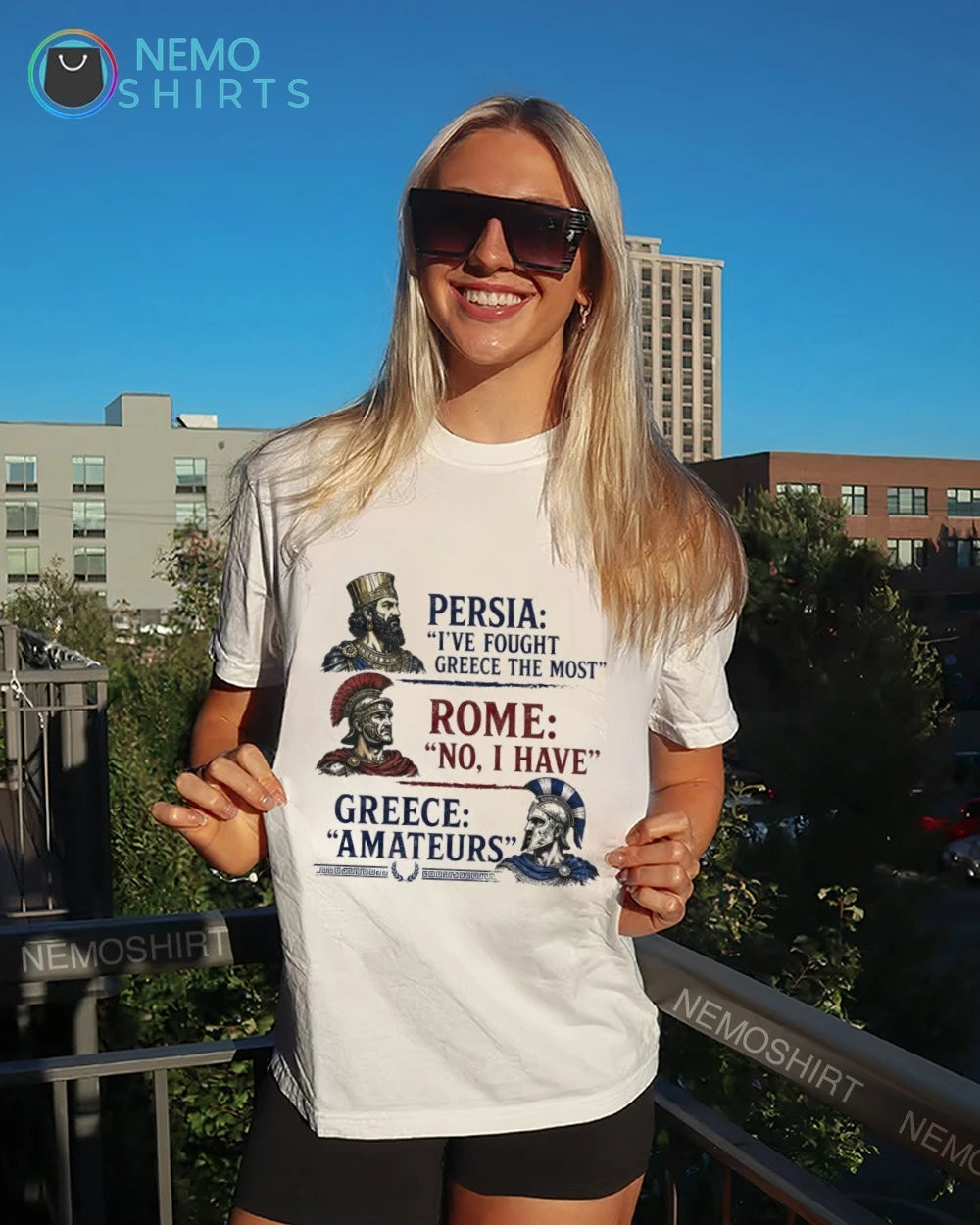 Greece Amateurs Persia vs Rome - Adult & Kids T-Shirts, Sweatshirts & Hoodies apparel design preview 6