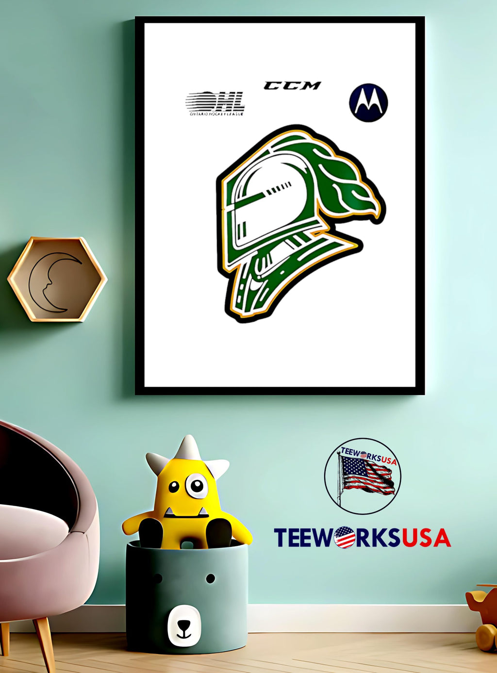 London Knight Champions Memorial Cup 2025 - Adult & Kids T-Shirts, Sweatshirts & Hoodies apparel design preview 3