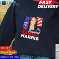 Kamala Harris elect for president presidential - Adult & Kids T-Shirts, Sweatshirts & Hoodies apparel design preview 1