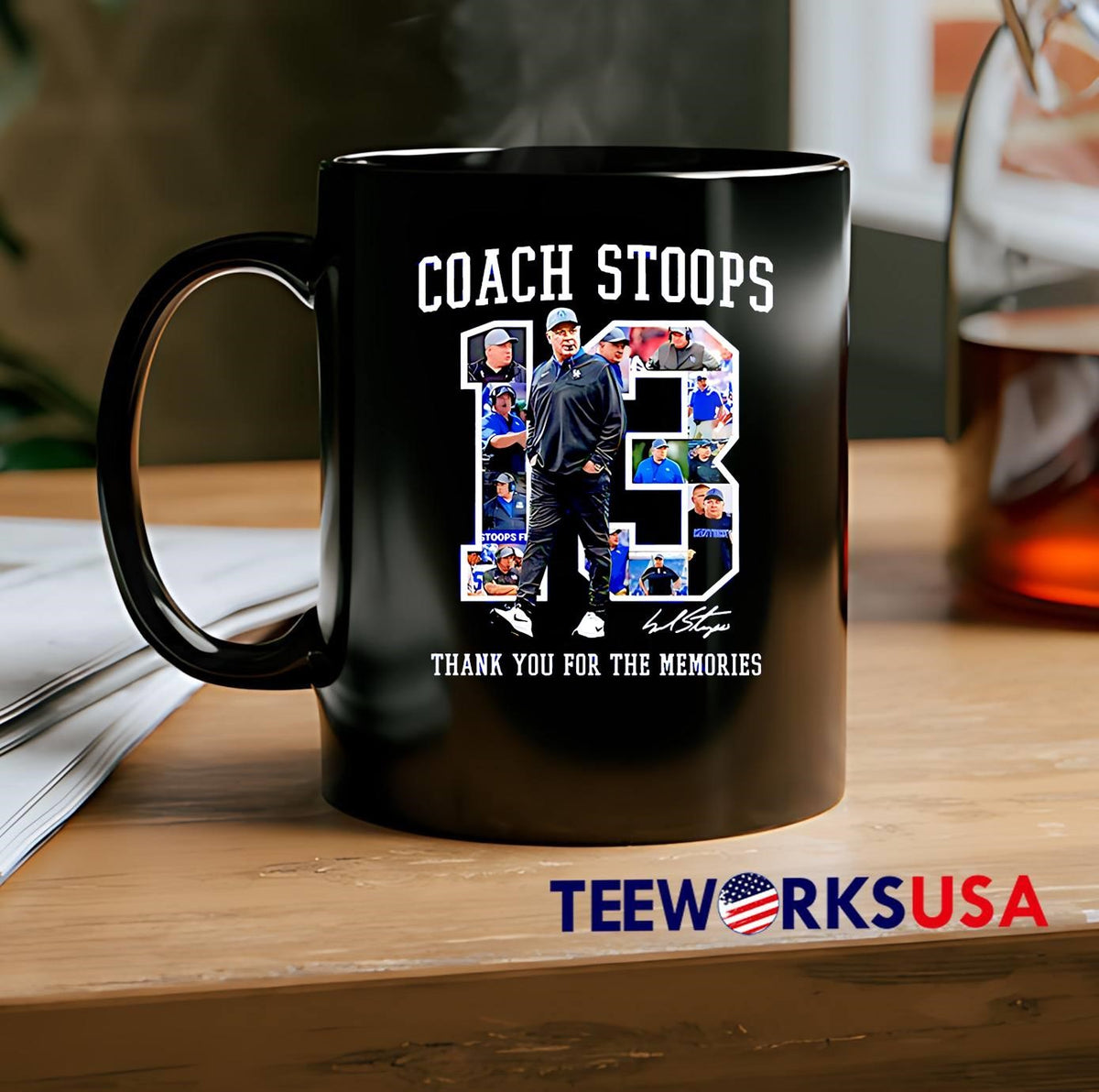 Awesome Kentucky Wildcats Thank You Coach Stoops 2025 - Adult & Kids T-Shirts, Sweatshirts & Hoodies apparel design preview 2