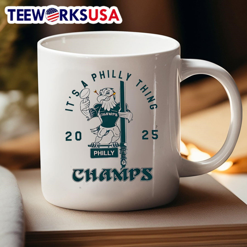 It's a Philly thing 2025 Champs mascot - Adult & Kids T-Shirts, Sweatshirts & Hoodies apparel design preview 4