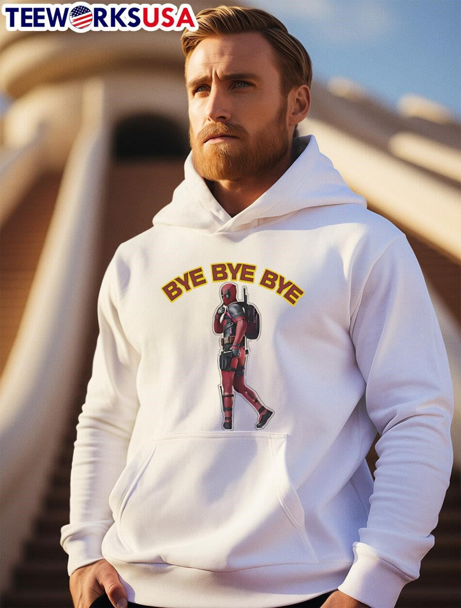 Bye Deadpool - Adult & Kids T-Shirts, Sweatshirts & Hoodies apparel design preview 2
