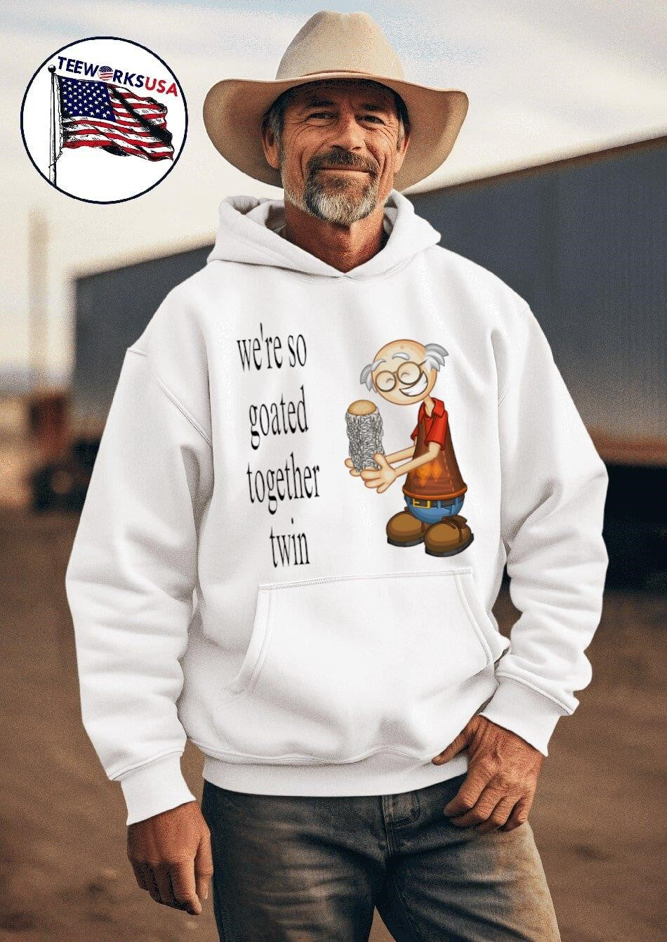 We're so goated together twin - Adult & Kids T-Shirts, Sweatshirts & Hoodies apparel design preview 2