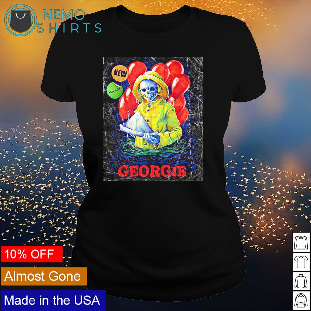 Skeleton Pennywise new horror Georgie - Adult & Kids T-Shirts, Sweatshirts & Hoodies apparel design preview 3