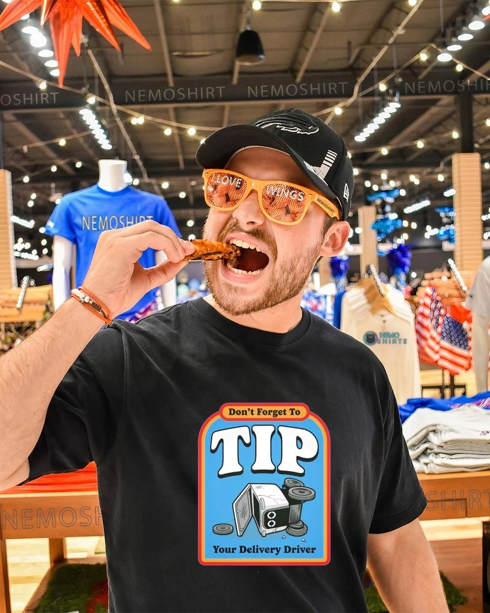 Don't forget to tip your delivery driver - Adult & Kids T-Shirts, Sweatshirts & Hoodies apparel design preview 1