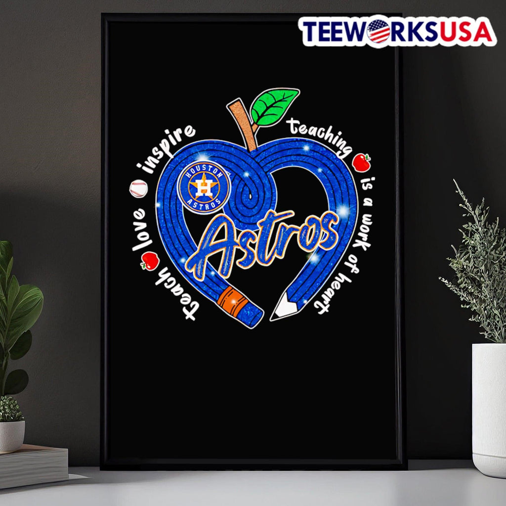 Teach love inspire teaching is a work of heart - Adult & Kids T-Shirts, Sweatshirts & Hoodies apparel design preview 5