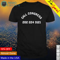 Call Congress 202 224 3121 - Adult & Kids T-Shirts, Sweatshirts & Hoodies apparel design preview 1