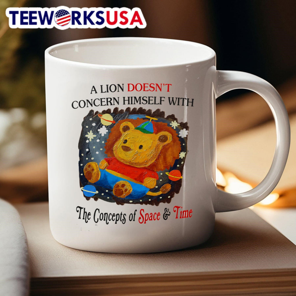 A lion does concern himself with the concepts of - Adult & Kids T-Shirts, Sweatshirts & Hoodies apparel design preview 4