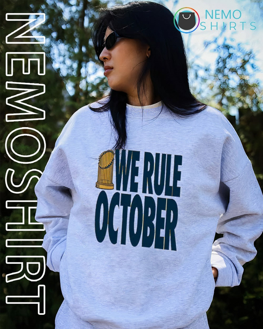 We rule October Los Angeles Dodgers - Adult & Kids T-Shirts, Sweatshirts & Hoodies apparel design preview 4