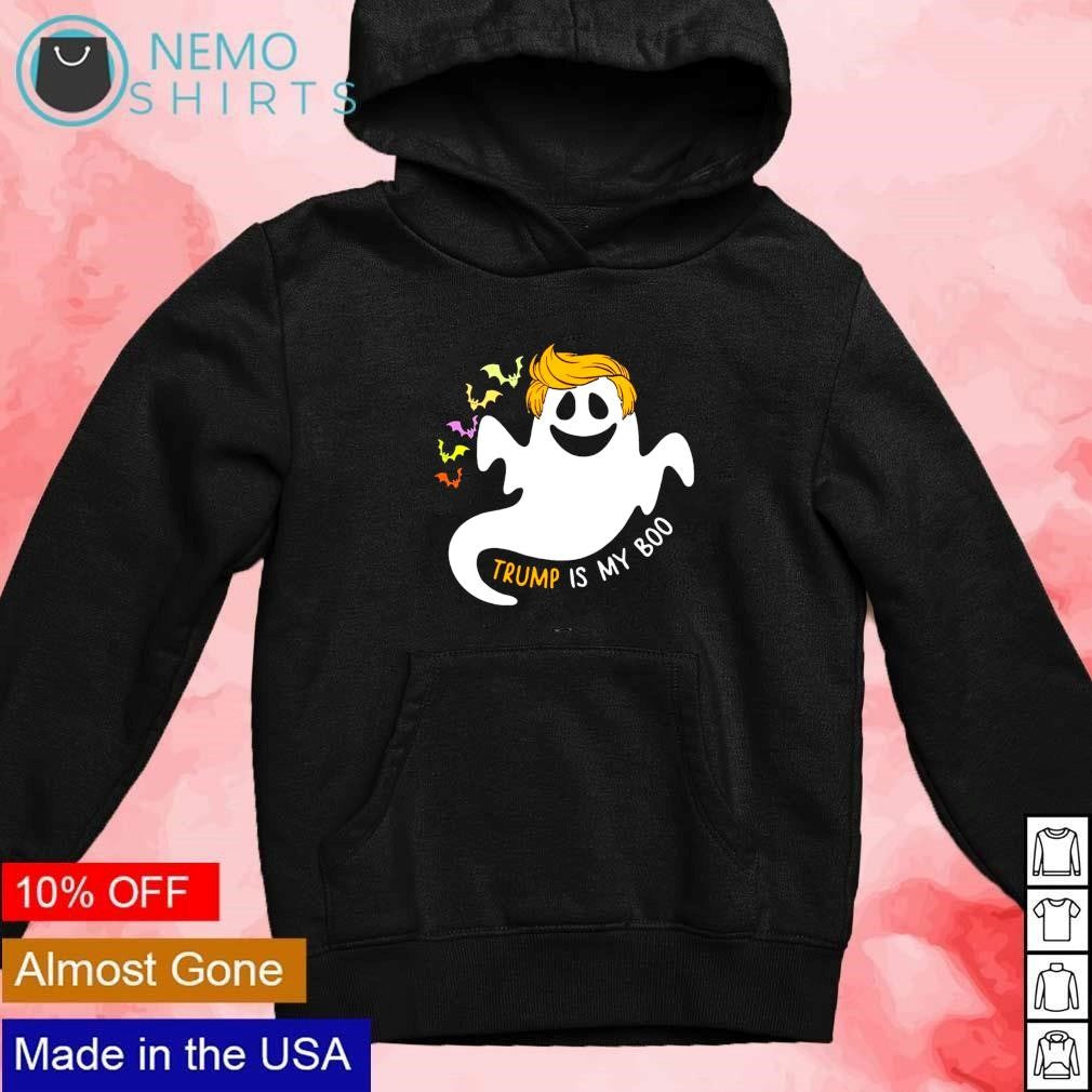 Trump is my boo Halloween bats - Adult & Kids T-Shirts, Sweatshirts & Hoodies apparel design preview 2