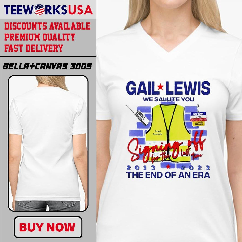 Gail Lewis We Salute You The End Of An Era design - Adult & Kids T-Shirts, Sweatshirts & Hoodies apparel design preview 4