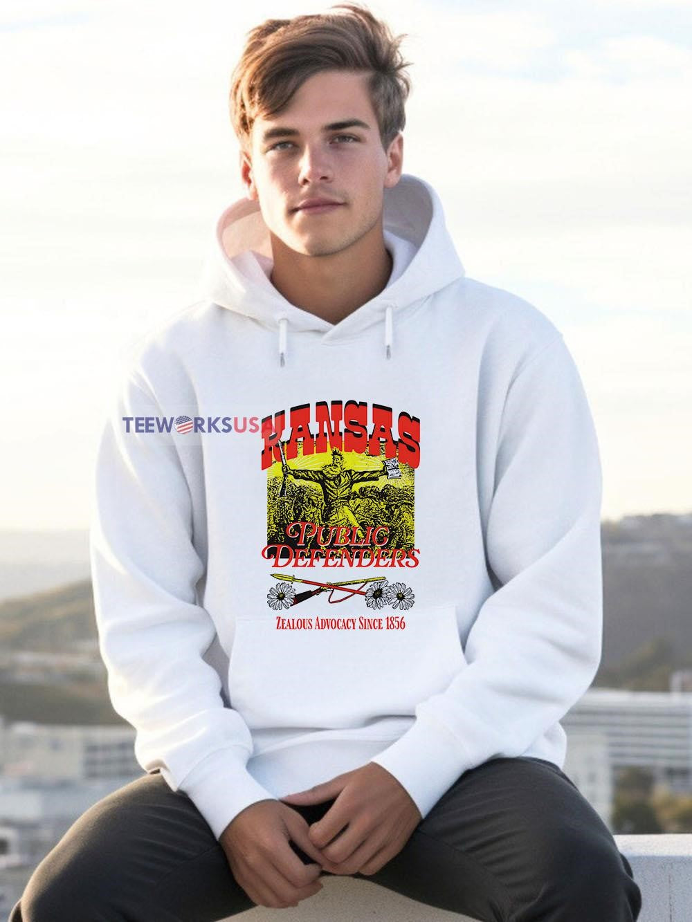 Kansas public defenders Zealous advocacy since 1856 - Adult & Kids T-Shirts, Sweatshirts & Hoodies apparel design preview 2