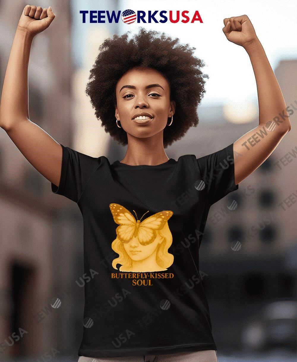 Butterfly kissed Soul - Adult & Kids T-Shirts, Sweatshirts & Hoodies apparel design preview 8