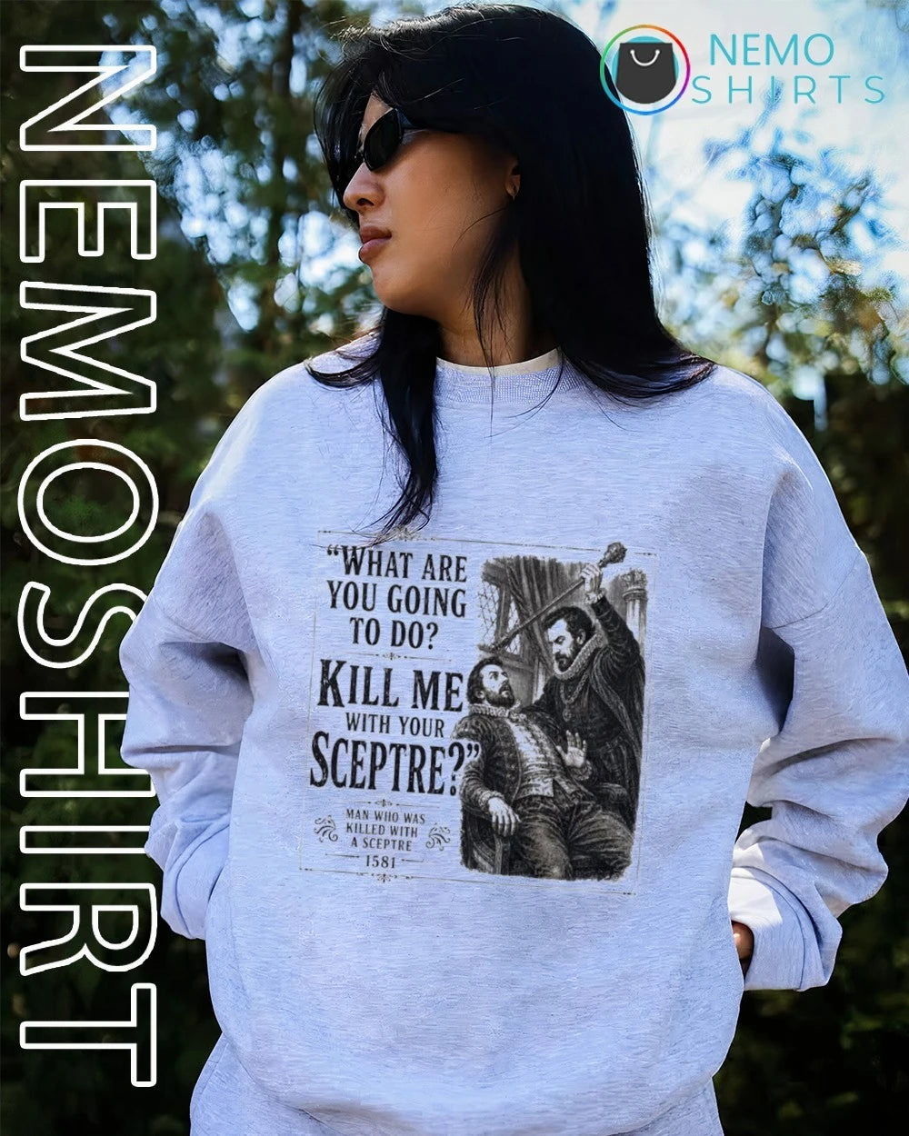 Man Who Was Killed With A Sceptre Kill Me Your - Adult & Kids T-Shirts, Sweatshirts & Hoodies apparel design preview 4