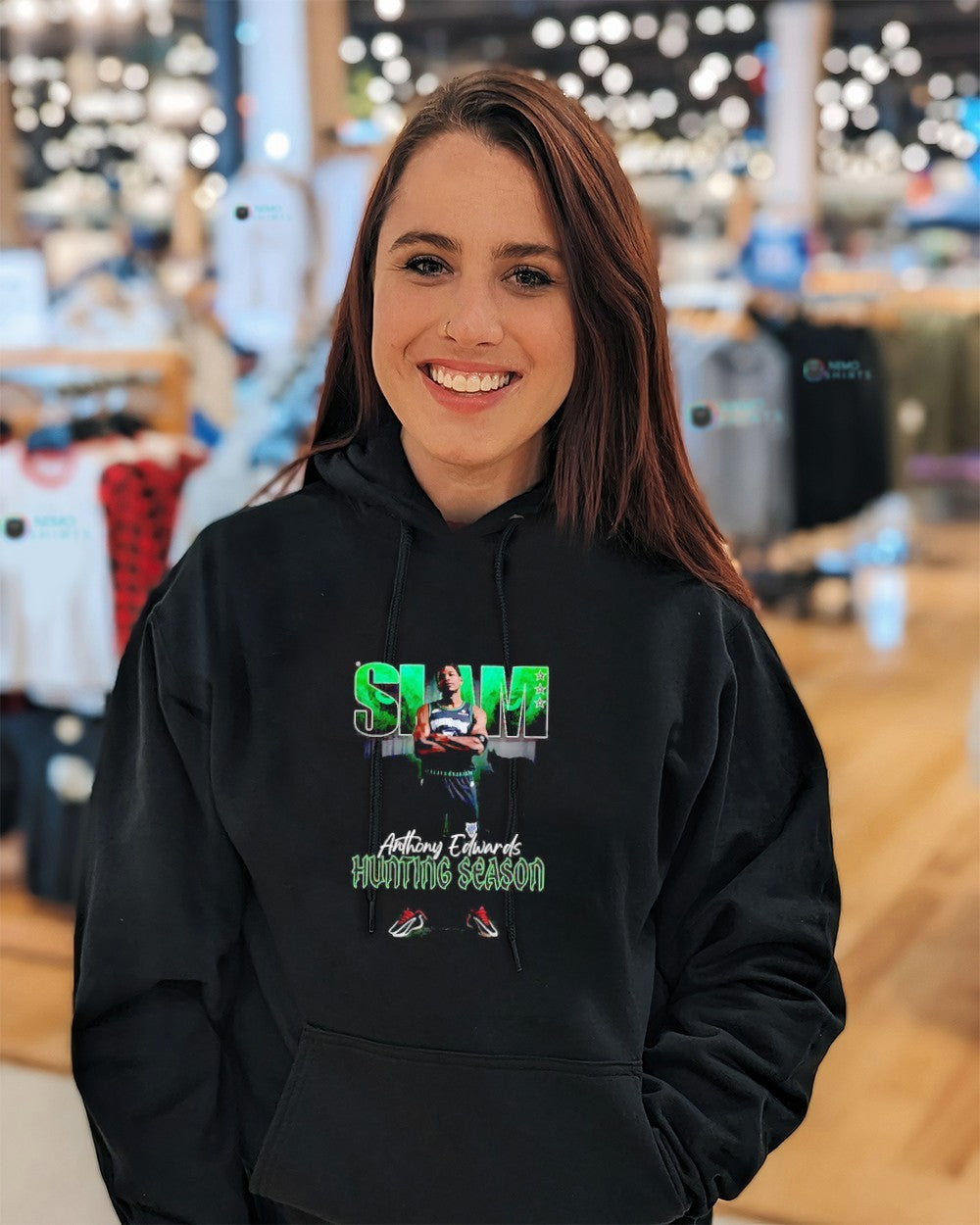 Slam Anthony Edwards hunting season Minnesota - Adult & Kids T-Shirts, Sweatshirts & Hoodies apparel design preview 5