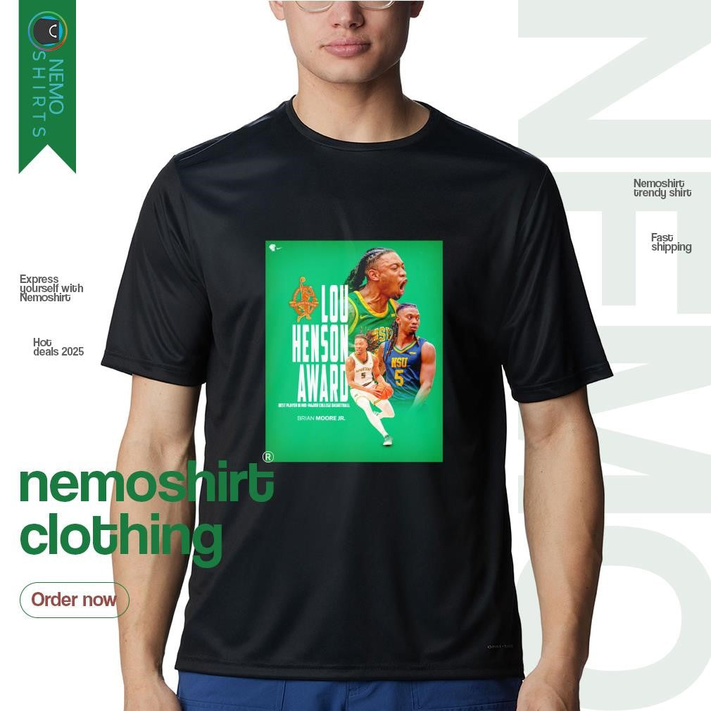 Lou henson award Brian Moore Jr Norfolk State - Adult & Kids T-Shirts, Sweatshirts & Hoodies apparel design preview 1