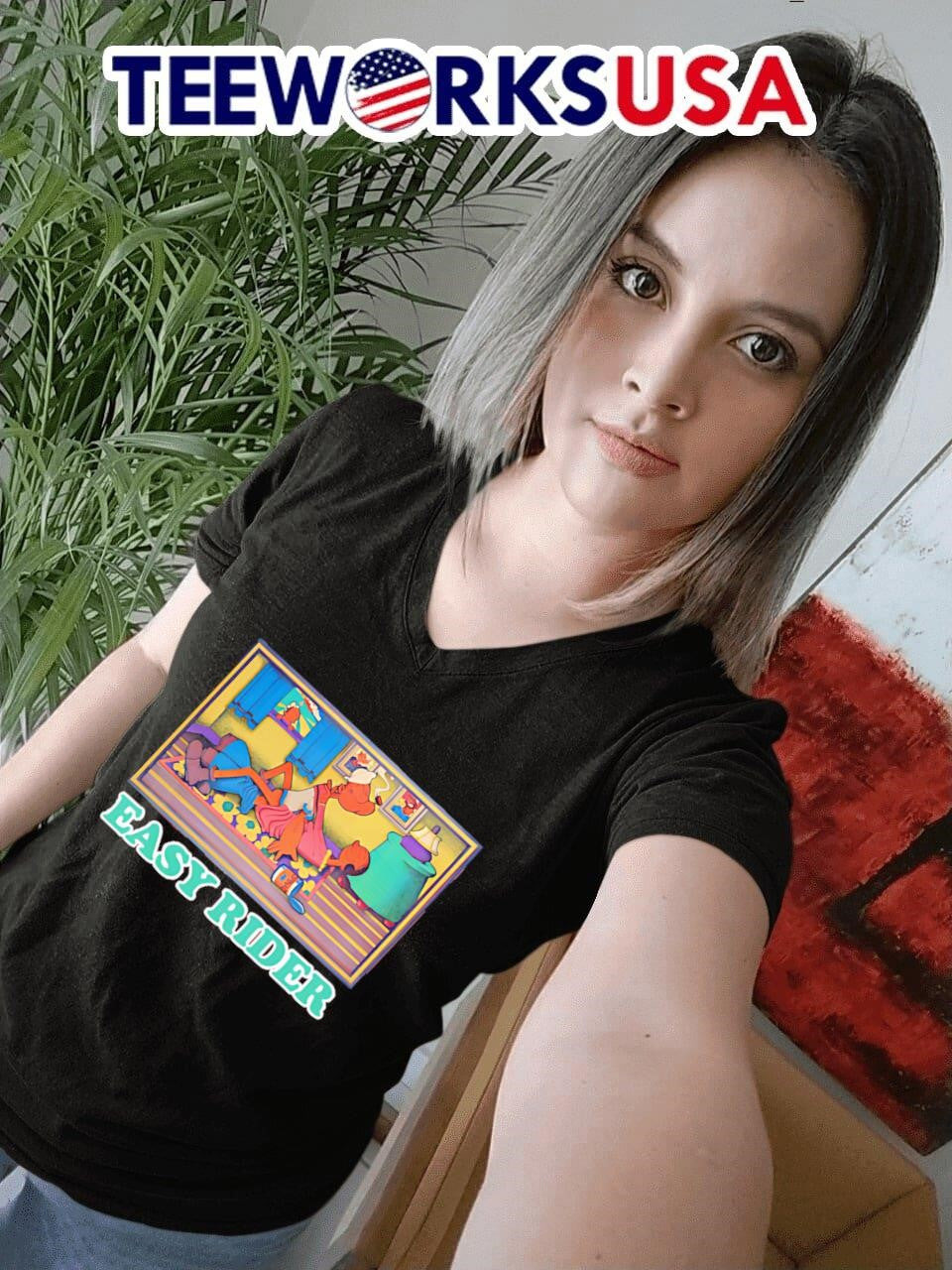 Easy rider Popeye and Olive - Adult & Kids T-Shirts, Sweatshirts & Hoodies apparel design preview 4