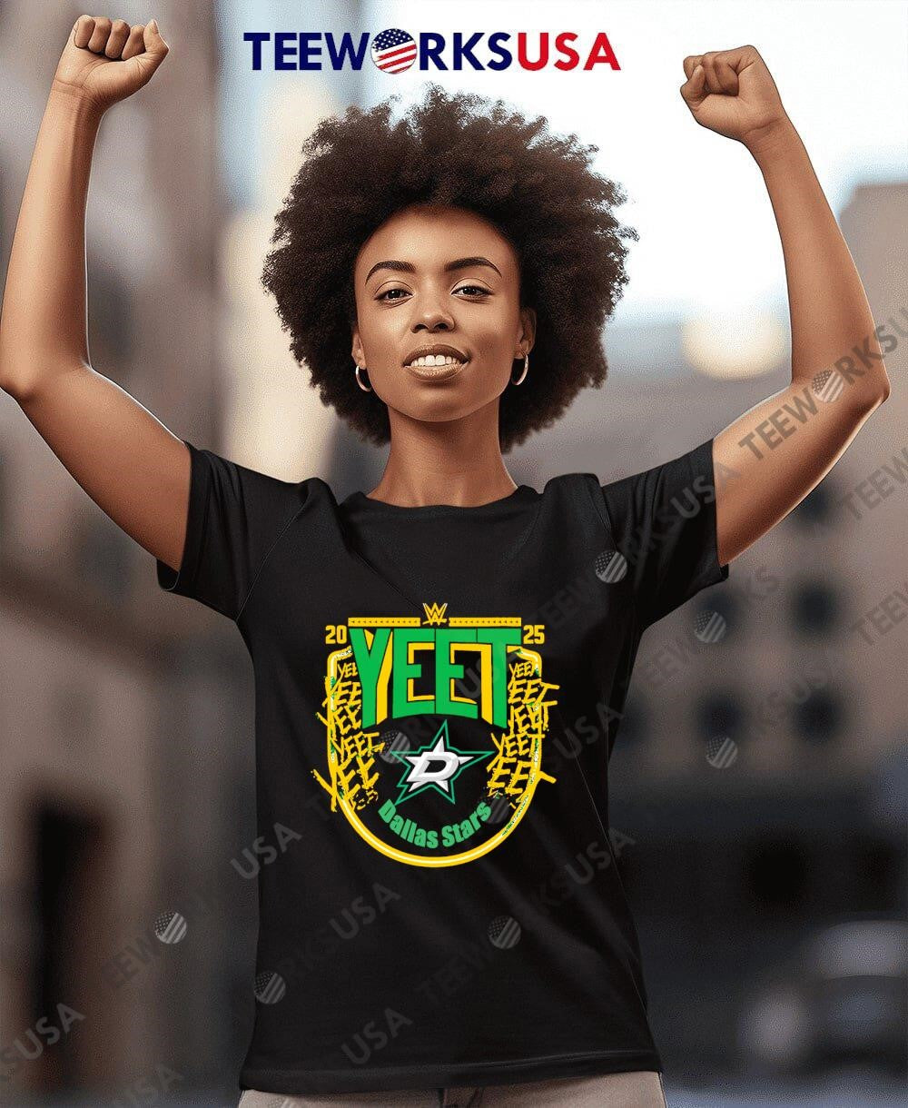 Jey Uso Yeet Dallas Stars 2025 - Adult & Kids T-Shirts, Sweatshirts & Hoodies apparel design preview 7