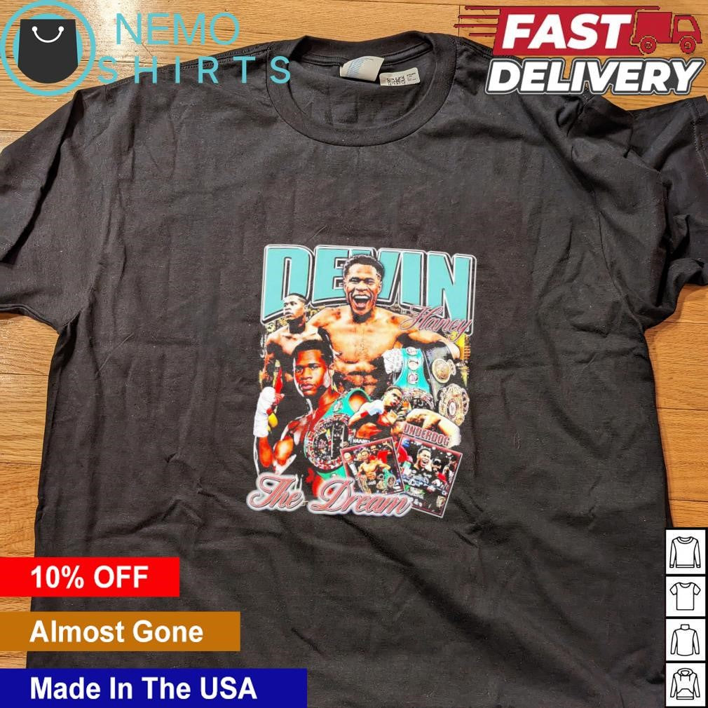 The dream Devin Haney vintage graphic - Adult & Kids T-Shirts, Sweatshirts & Hoodies apparel design preview 4