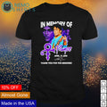 In memory of Prince April 21 2016 thank you for the - Adult & Kids T-Shirts, Sweatshirts & Hoodies apparel design preview 1