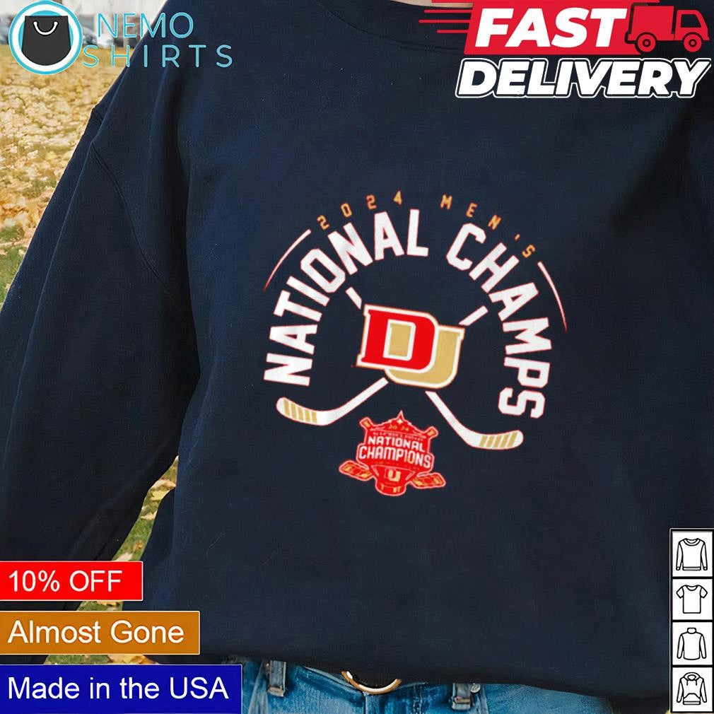 Denver Pioneers 2024 men's hockey national champs - Adult & Kids T-Shirts, Sweatshirts & Hoodies apparel design preview 1