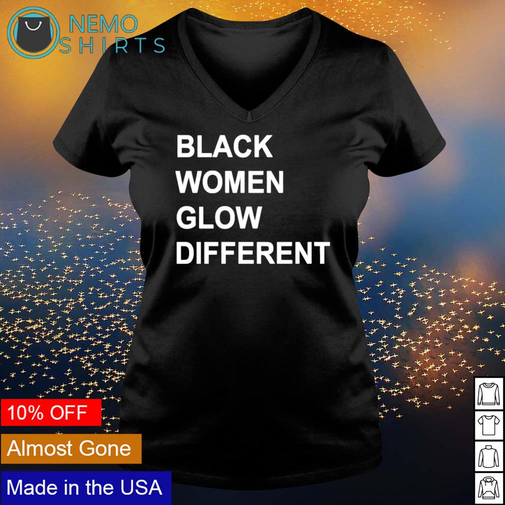 Black women glow different - Adult & Kids T-Shirts, Sweatshirts & Hoodies apparel design preview 5