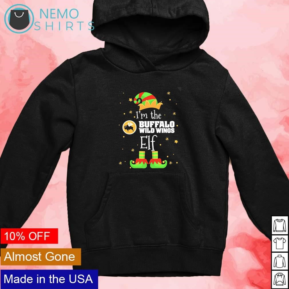 I'm the Buffalo Wild Wings Elf Christmas - Adult & Kids T-Shirts, Sweatshirts & Hoodies apparel design preview 4