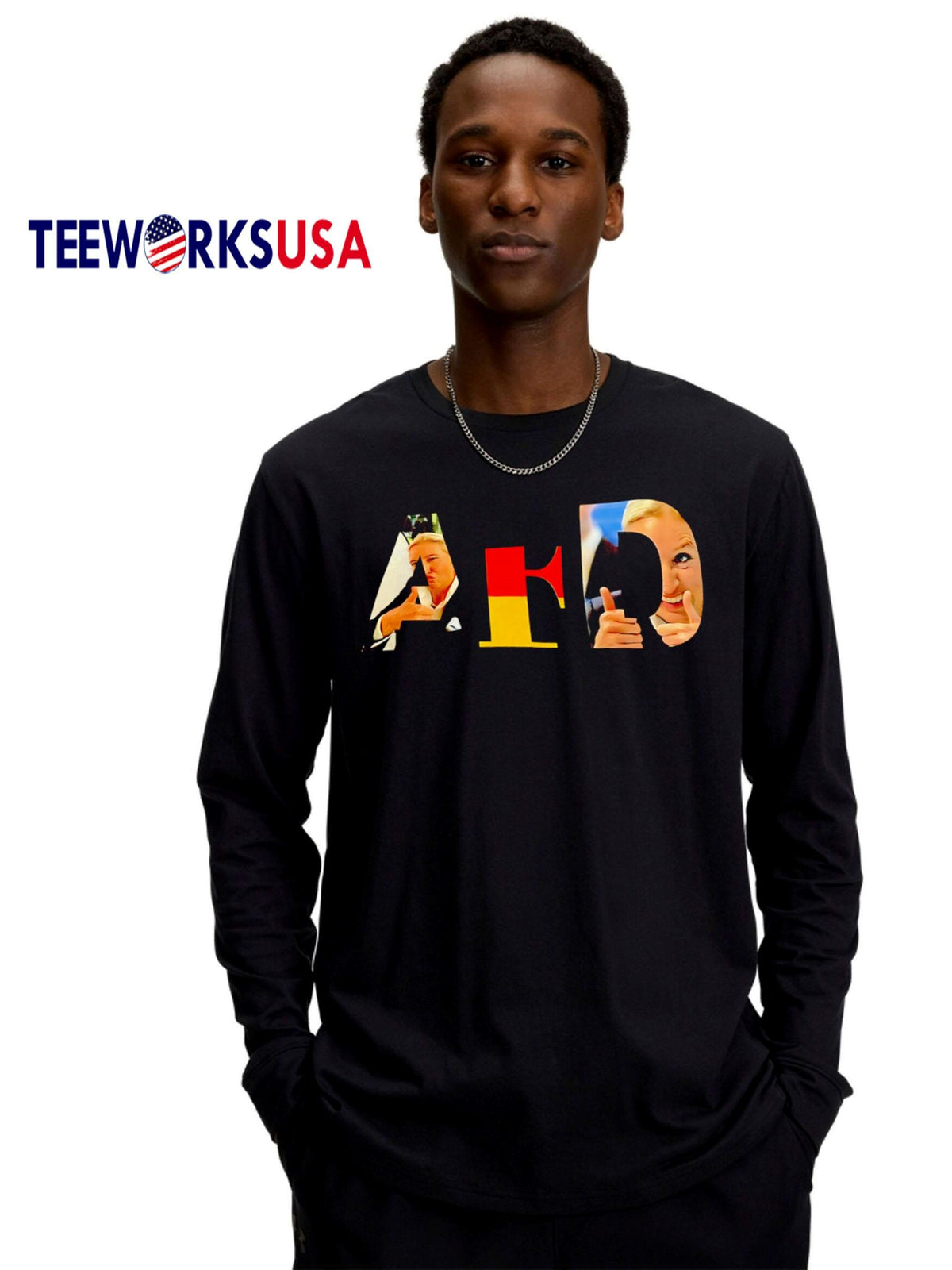 Alice Weidel AfD Kanzlerkandidatin 2025 - Adult & Kids T-Shirts, Sweatshirts & Hoodies apparel design preview 4