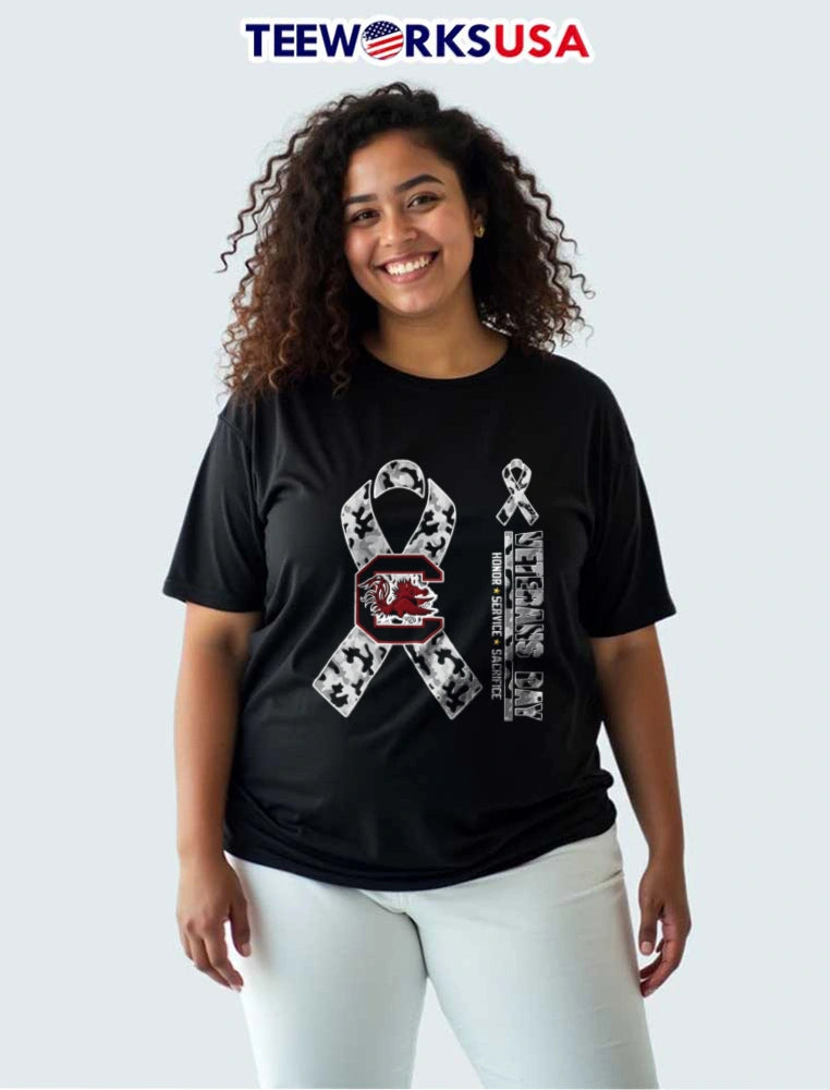 South Carolina Gamecocks x Veterans Day - Adult & Kids T-Shirts, Sweatshirts & Hoodies apparel design preview 3