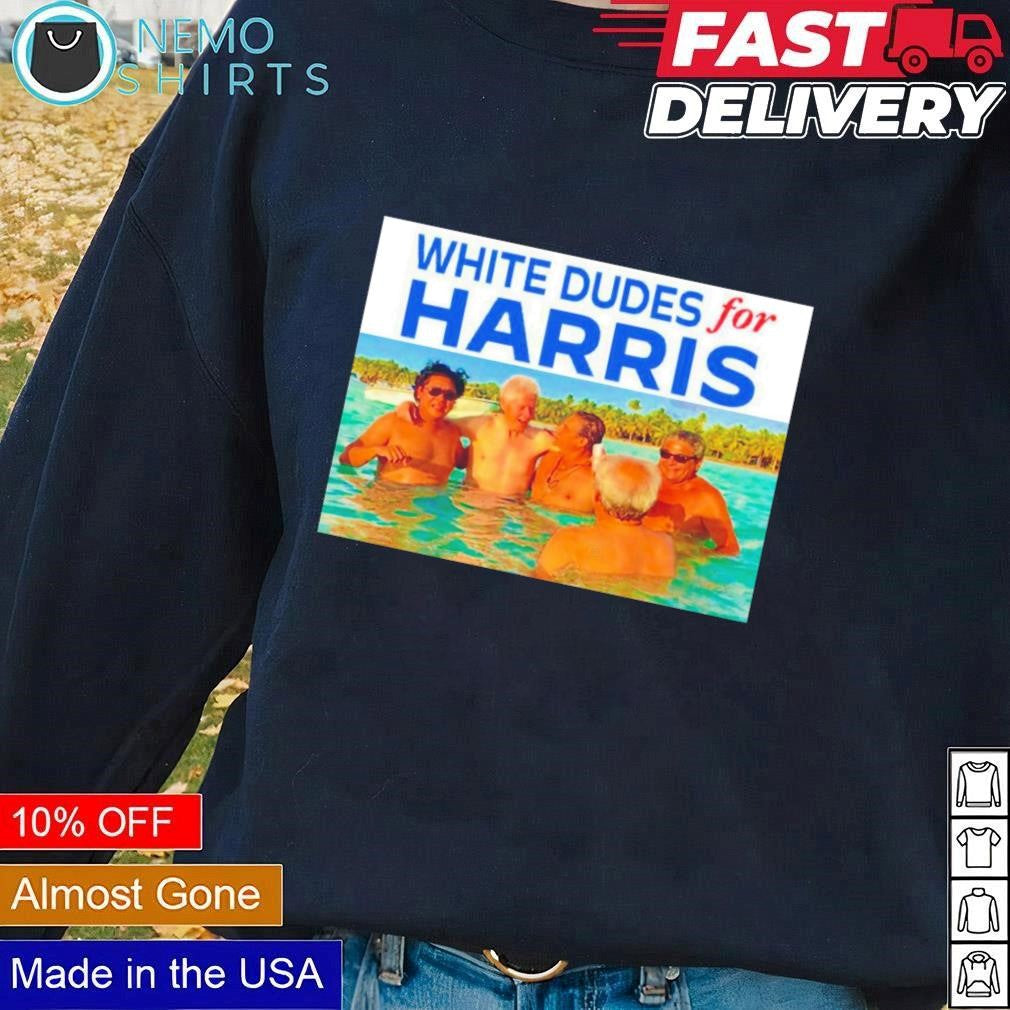 White dudes for Harris men at Epstein private island - Adult & Kids T-Shirts, Sweatshirts & Hoodies apparel design preview 1
