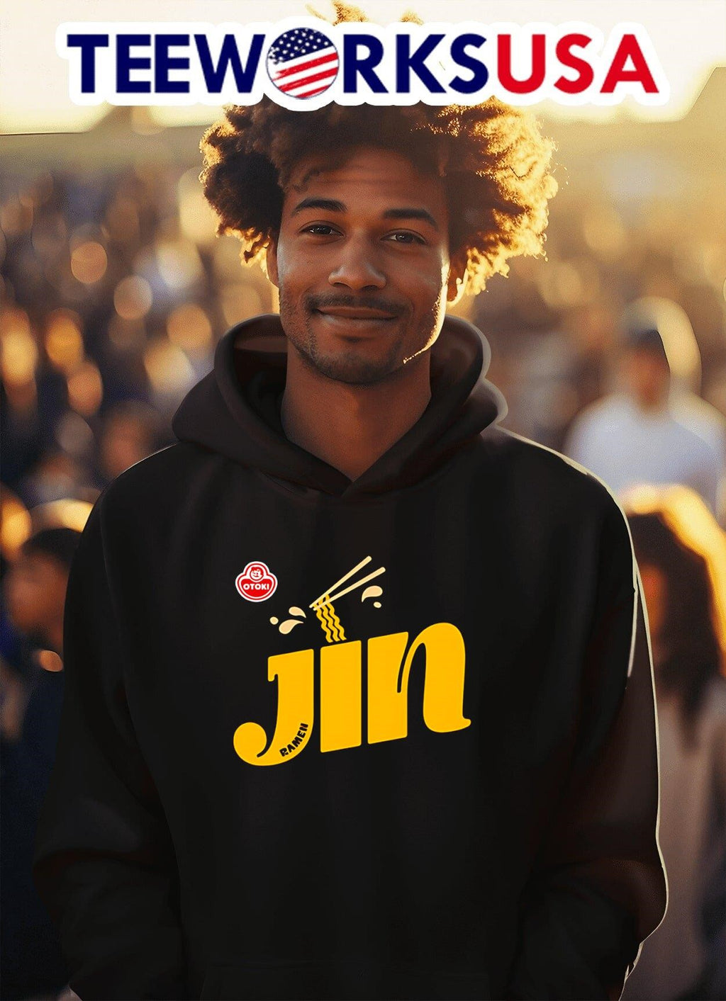 DallasArmy Gets Jin Ramen - Adult & Kids T-Shirts, Sweatshirts & Hoodies apparel design preview 2